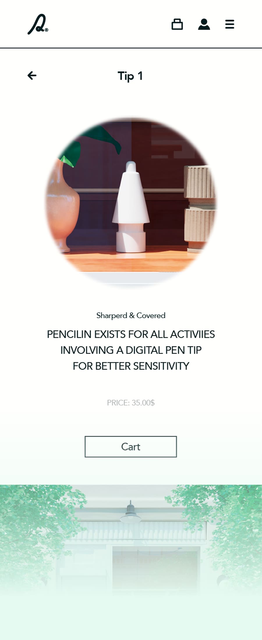 pencilin product페이지 모바일