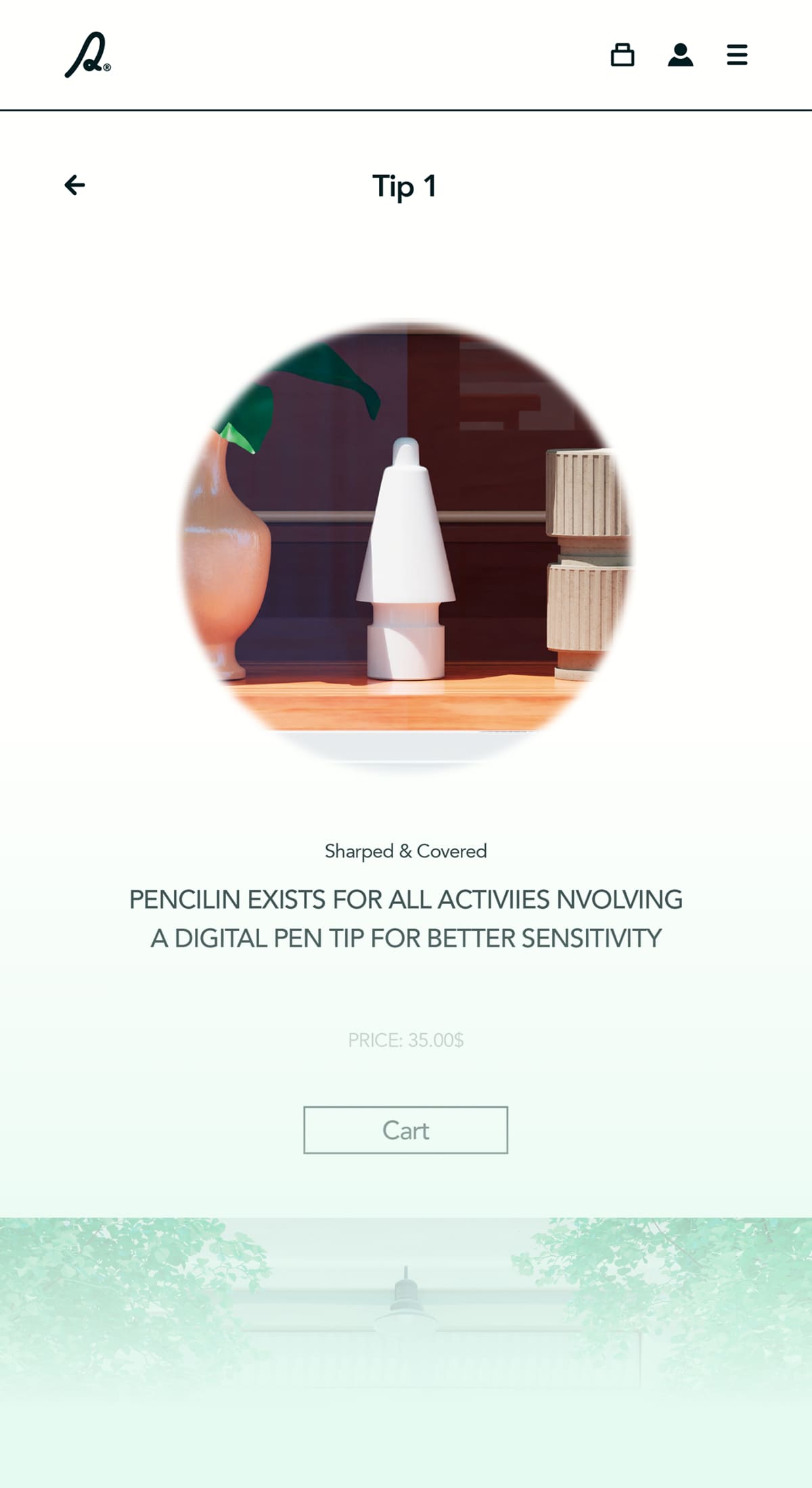pencilin product페이지 PAD