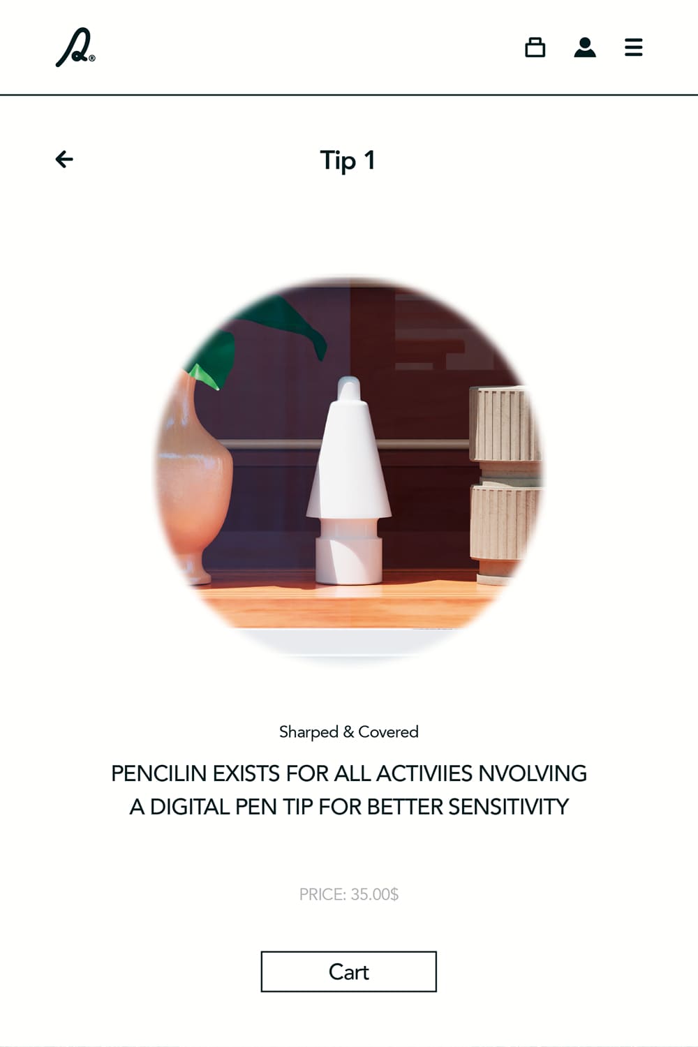 pencilin product페이지 PAD